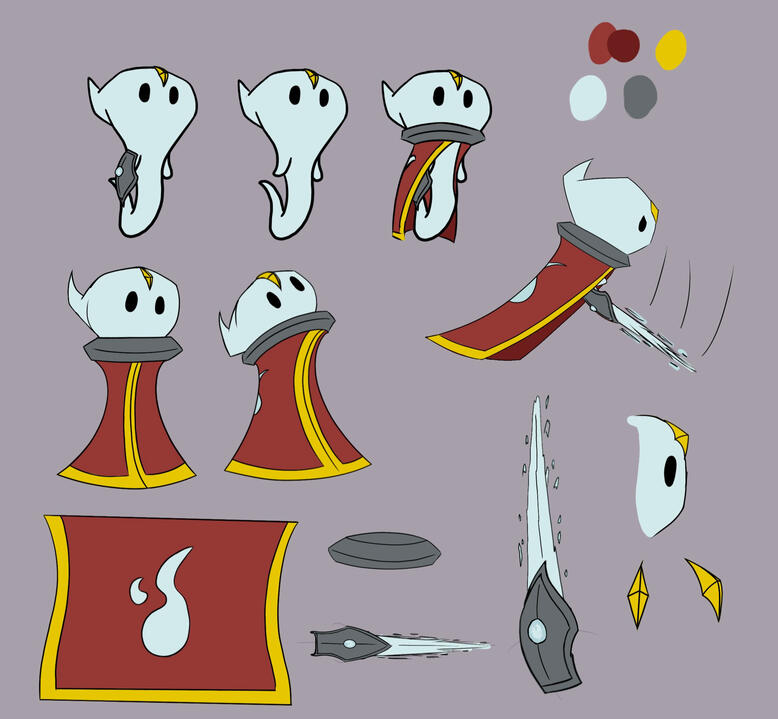 Protagonist of a 2D Game