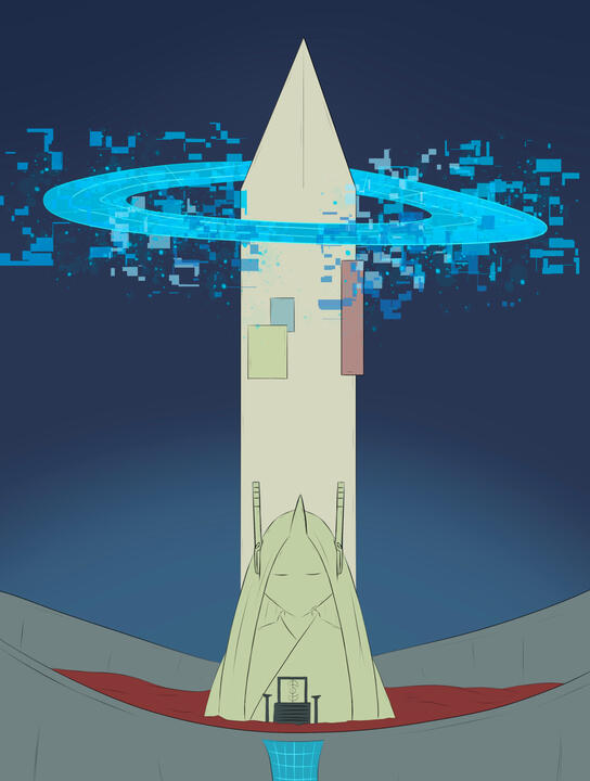 Environment Concept for a Sci-Fi Game