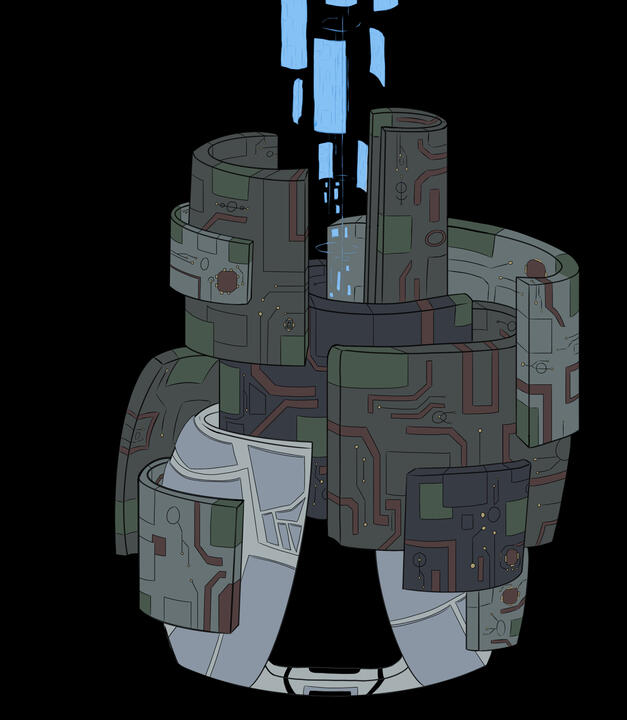 Prop Concept for a Sci-Fi Story